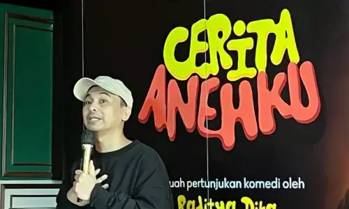 Raditya Dika cerita alasan membuat pertunjukan “stand up comedy” Raditya Dika cerita alasan membuat pertunjukan “stand up comedy”