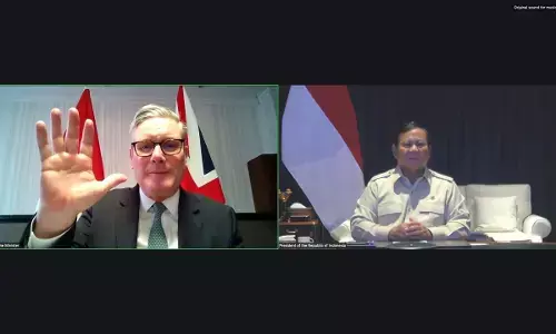 Prabowo dan PM Inggris bahas kemitraan strategis via pertemuan virtual