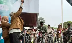 Lewat Gowes Ontel, Menag kenang perjalanan pendidik Indonesia Lewat Gowes Ontel, Menag kenang perjalanan pendidik Indonesia