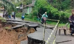 BPBD Agam: Lima kecamatan dilanda bencana banjir hingga jalan amblas