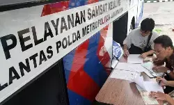 SIM keliling melayani di lima lokasi Jakarta pada Senin