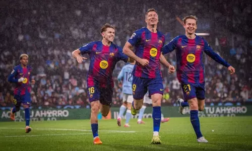 Barcelona menang telak atas Athletic Bilbao Barcelona menang telak atas Athletic Bilbao