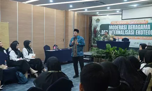 Pelatihan moderasi beragama dan ekoteologi di UIN SATU