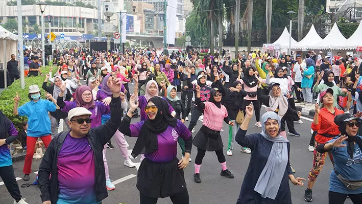 Dibanjiri ribuan pengunjung , Jakarta Halal Market 2025 sukses sulap CFD Bundaran HI Jadi panggung halal dunia