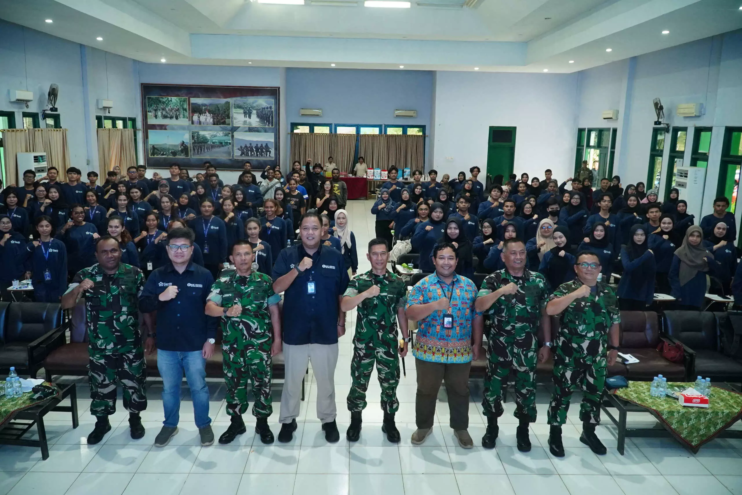 BI dan Rindam Cenderawasih gelar GenBI bagi 200 mahasiswa di Papua BI dan Rindam Cenderawasih gelar GenBI bagi 200 mahasiswa di Papua