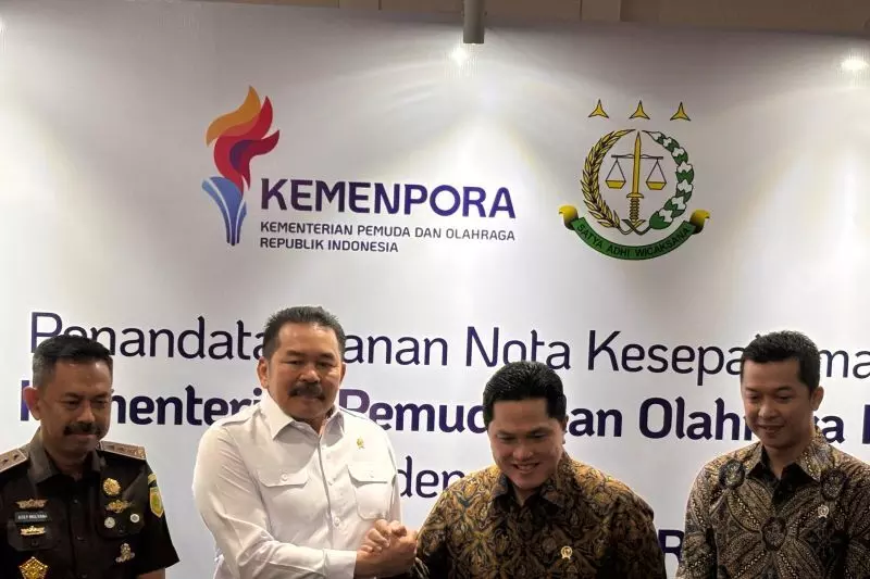 Kemenpora teken MoU dengan Kejaksaan Agung awasi anggaran olahraga