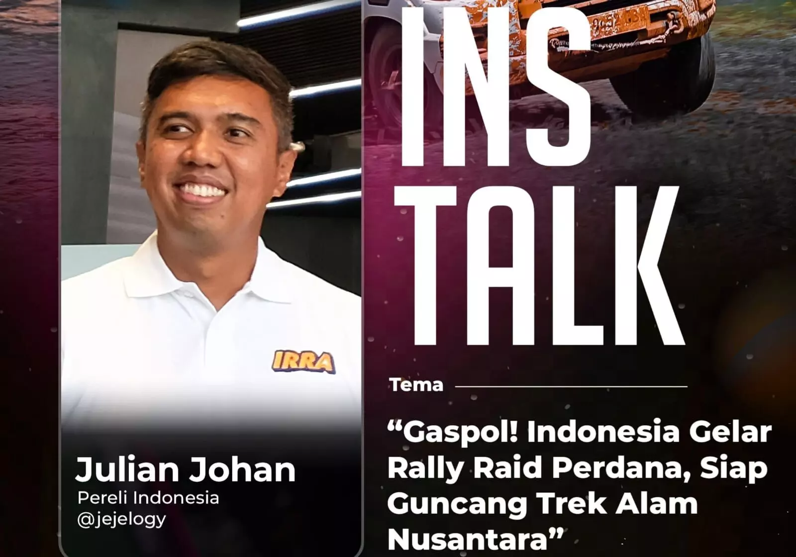 Instalk: Om Jeje sebut Indonesia siap gelar IRRA 2025, dengan tantangan alam Majalengka