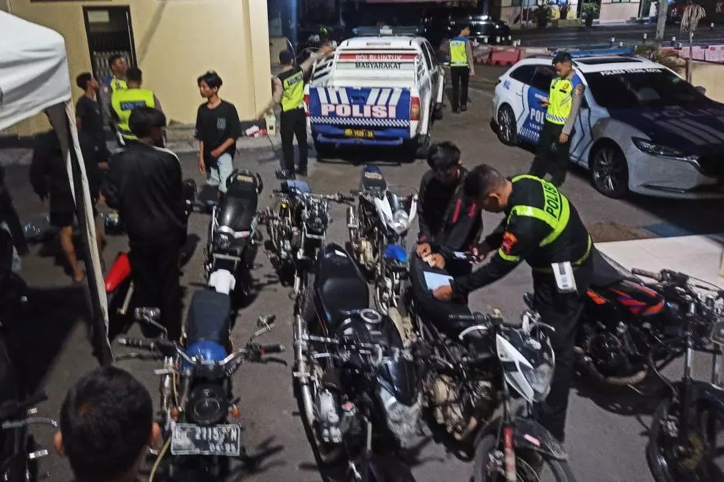 Satgas Gakkum sapu bersih balap liar, 26 motor diamankan di Kota Tegal