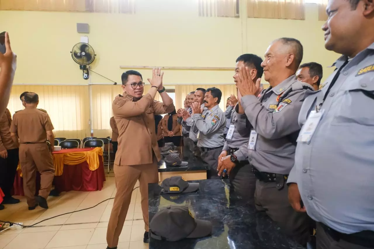 Anggota Satlinmas Magelang Tengah ditempa jadi garda terdepan kamtibmas