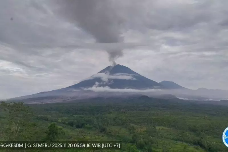 Status darurat erupsi Semeru diperpanjang hingga 2 Desember 2025