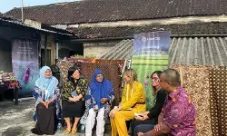 Ratu Maxima dialog soal keuangan dengan pembatik Laweyan Solo