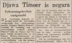 26 November 1948: Jawa Timur jadi sebuah Negara