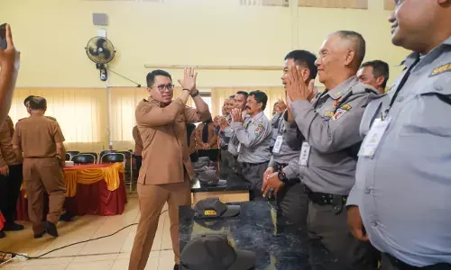 Anggota Satlinmas Magelang Tengah ditempa jadi garda terdepan kamtibmas