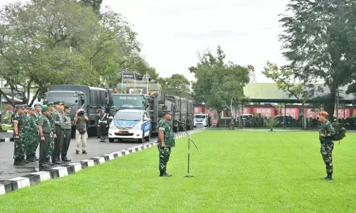 Kasdam I/BB berangkatkan 204 personel Kodam I/BB bantu korban bencana alam