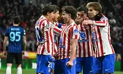 Gol dramatis Gimenez menangkan Atletico Madrid 2-1 atas Inter Milan