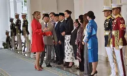 Prabowo terima Ratu Maxima dari Kerajaan Belanda di Istana Merdeka