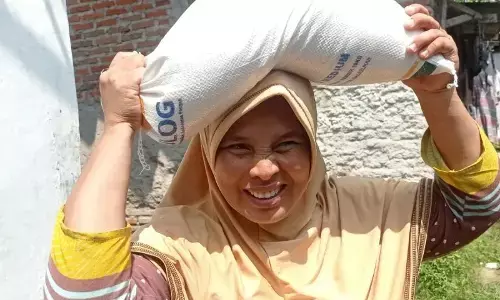 Warga Lebak terima bantuan beras dan minyak goreng dari Bapanas