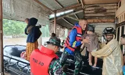 Korban banjir mengungsi di 35 titik di Aceh Utara