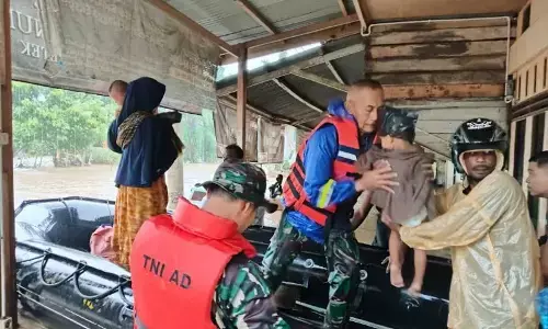 Korban banjir mengungsi di 35 titik di Aceh Utara