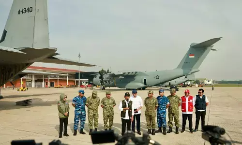Pesawat A400 dan Hercules dikerahkan untuk bantuan bencana Sumatera