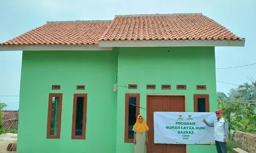 BAZNAS perbaiki rumah mustahik tidak layak huni di Pesawaran