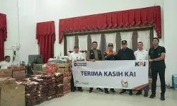 KAI salurkan CSR Rp100 juta untuk korban banjir di Sumut dan Aceh