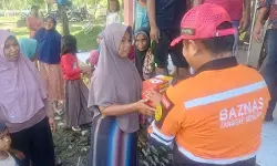 BAZNAS RI distribusikan makanan siap saji untuk korban banjir di Pidie Jaya