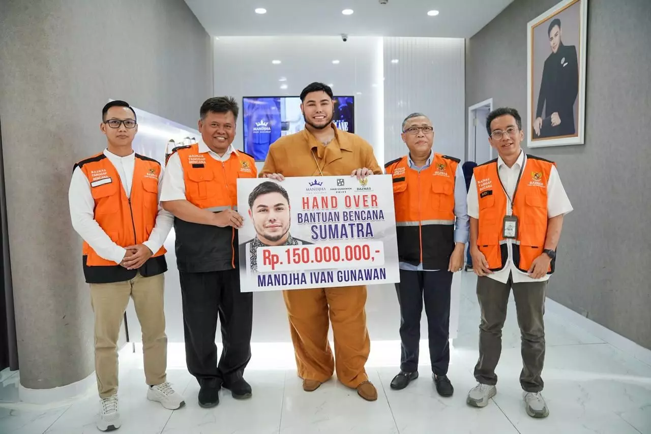 Mandjha Ivan Gunawan salurkan donasi untuk bencana Sumatera melalui BAZNAS Mandjha Ivan Gunawan salurkan donasi untuk bencana Sumatera melalui BAZNAS