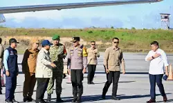 Presiden tiba di Tapanuli pastikan penanganan cepat untuk warga terdampak banjir