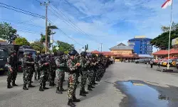 Kodim 1710/Mimika gelar patroli gabungan antisipasi gangguan kamtibmas di Timika