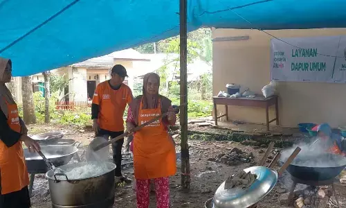 BAZNAS RI dirikan dapur umum untuk pengungsi korban bencana di Sumatera