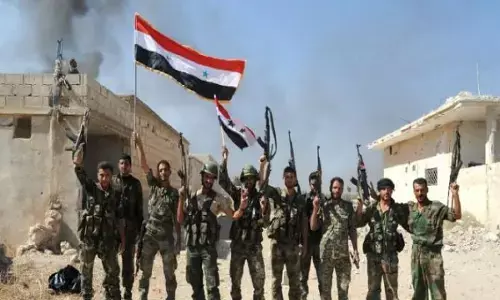 Markas senjata ISIS dihancurkan pasukan gabungan AS–Suriah