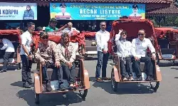 Program becak listrik Presiden jangkau 280 pengemudi di Banyumas