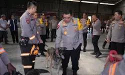 Polisi kerahkan 9 anjing pelacak cari korban banjir Tapteng-Sibolga