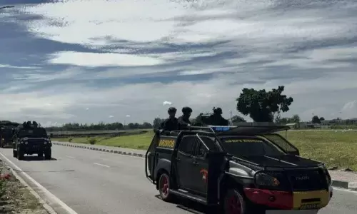 Polres Mimika siagakan personel di titik rawan gangguan kamtibmas