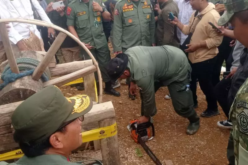 Kerusakan hutan TNGHS sekitar 10 persen akibat penambang ilegal