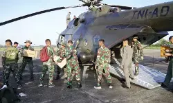 Akses terputus, Kodam Iskandar Muda terbangkan bantuan ke Langsa