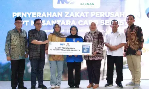 BAZNAS RI terima zakat perusahaan dan zakat mal Rp400 juta dari NCS