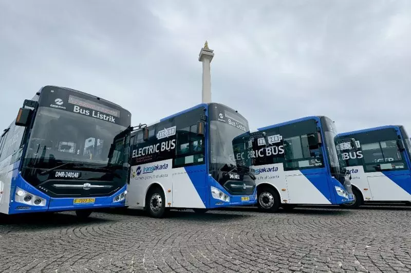 Damri operasikan 286 bus listrik dukung Net Zero Emission 2060 Damri operasikan 286 bus listrik dukung Net Zero Emission 2060
