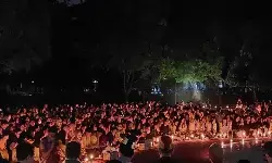 Ratusan mahasiswa Palangka Raya gelar aksi 1.000 lilin peduli Sumatera Ratusan mahasiswa Palangka Raya gelar aksi 1.000 lilin peduli Sumatera