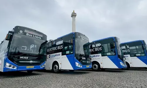 Damri operasikan 286 bus listrik dukung Net Zero Emission 2060 Damri operasikan 286 bus listrik dukung Net Zero Emission 2060