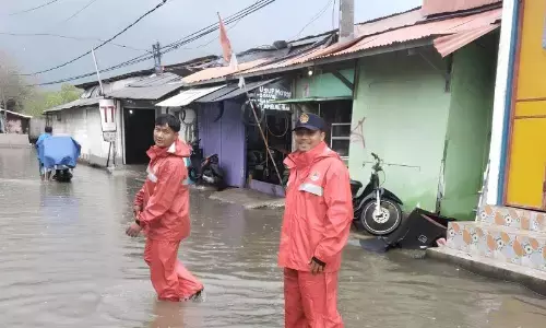 540 KK di Dadap Tangerang terdampak banjir rob 540 KK di Dadap Tangerang terdampak banjir rob