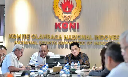 Menpora Erick bertemu Ketum KONI Pusat bahas Program Olahraga Satu Arah