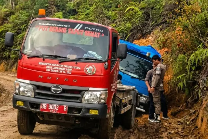 Bapanas: Bantuan pangan tembus ke Parmonangan lewat medan ekstrem
