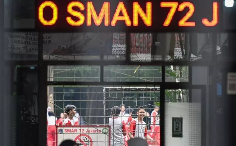 Kegiatan belajar mengajar di SMAN 72 sudah 94 persen berjalan normal