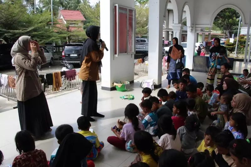 BKKBN berikan dukungan trauma healing untuk anak di Langkat