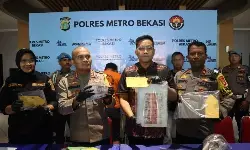 Polisi ringkus dua pemuda palsukan uang di Bekasi Polisi ringkus dua pemuda palsukan uang di Bekasi
