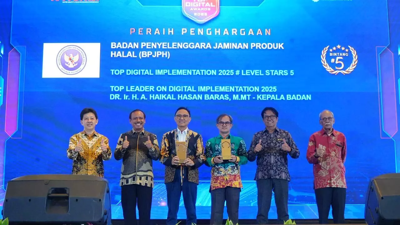 BPJPH raih 2 penghargaan Top Digital Awards 2025, digitalisasi 10.000 Sertifikasi Halal perhari