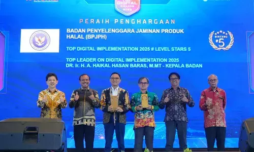 BPJPH raih 2 penghargaan Top Digital Awards 2025, digitalisasi 10.000 Sertifikasi Halal perhari