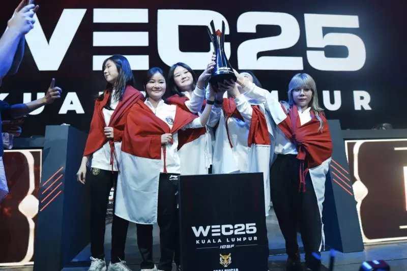 Timnas MLBB putri raih gelar juara di IESF WEC 2025 Timnas MLBB putri raih gelar juara di IESF WEC 2025